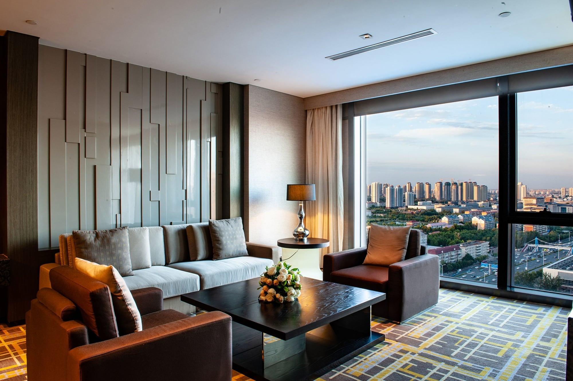 Hyatt Regency Tianjin East Hotel Exterior foto