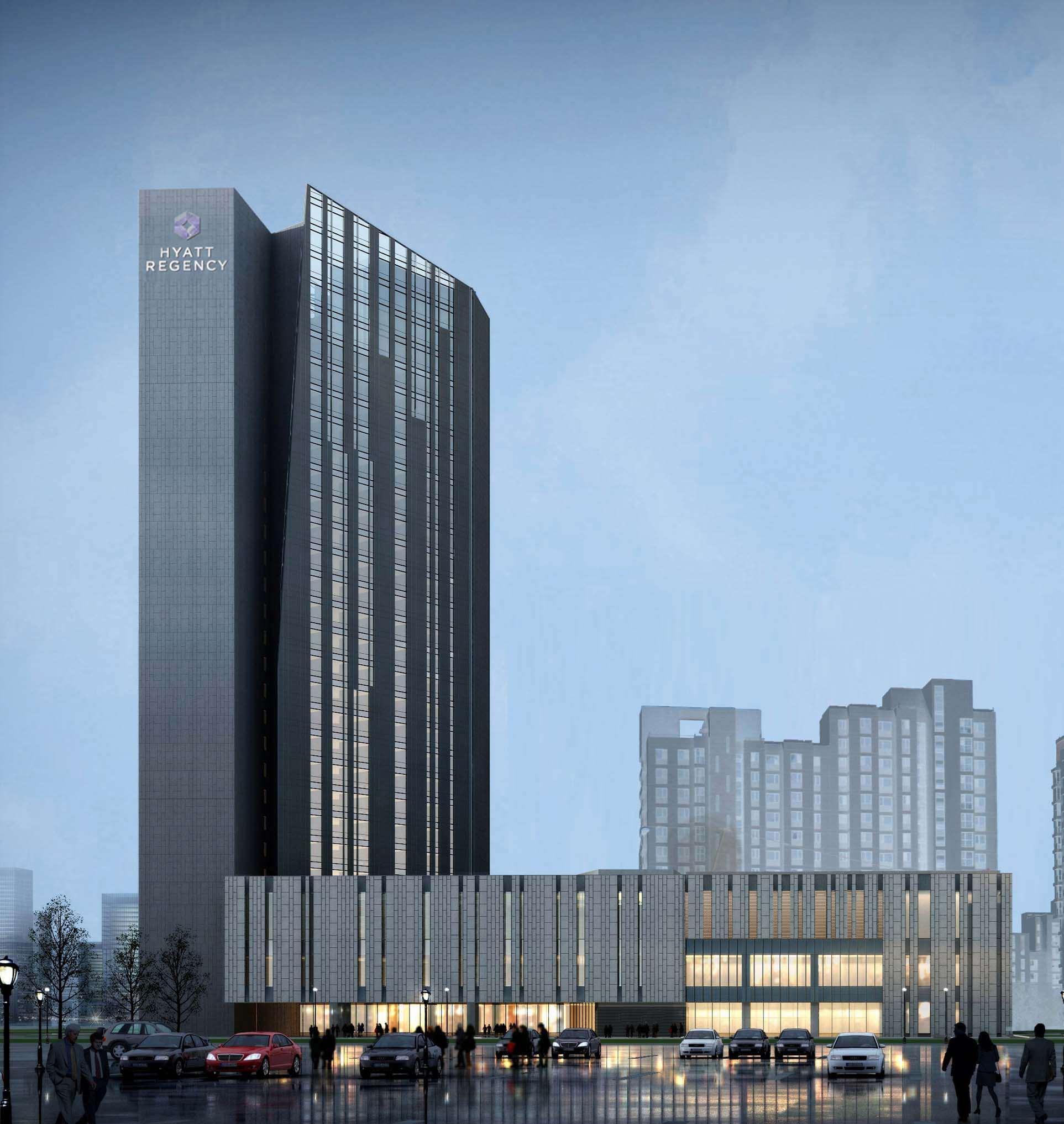 Hyatt Regency Tianjin East Hotel Exterior foto